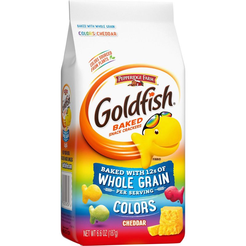 Pepperidge Farm Goldfish Cheddar Colors Whole Grain Crackers - 6.6oz