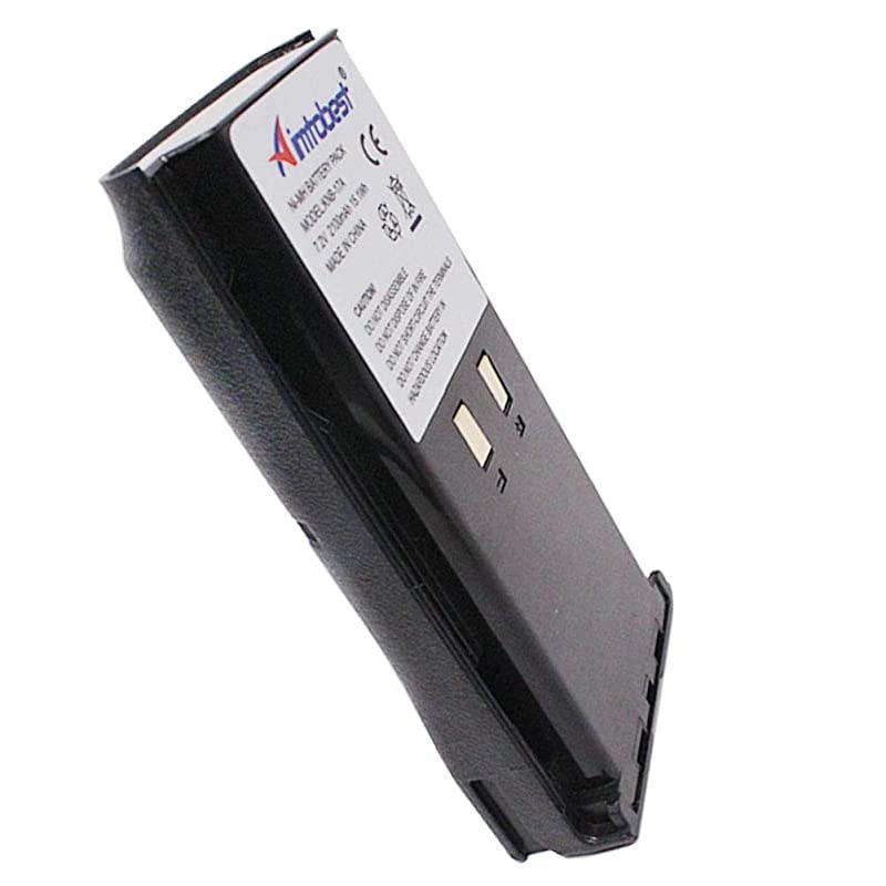 2100mAh NiMH Battery Compatible for Kenwood TK190 TK280 TK290 TK380 TK390 TK480 TK481 TK5400 KNB16 KNB17 KNB21N KNB22N Two Way Radio 1Pack Black