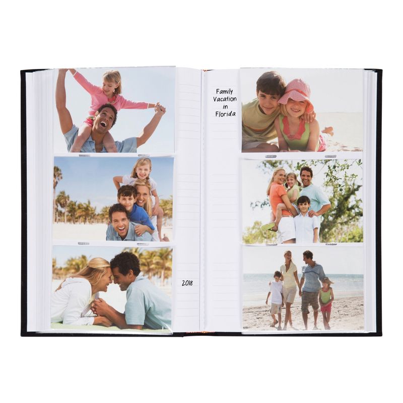 4pc 9" x 13" Sentiments Photo Album Set Black/Gold - DesignOvation