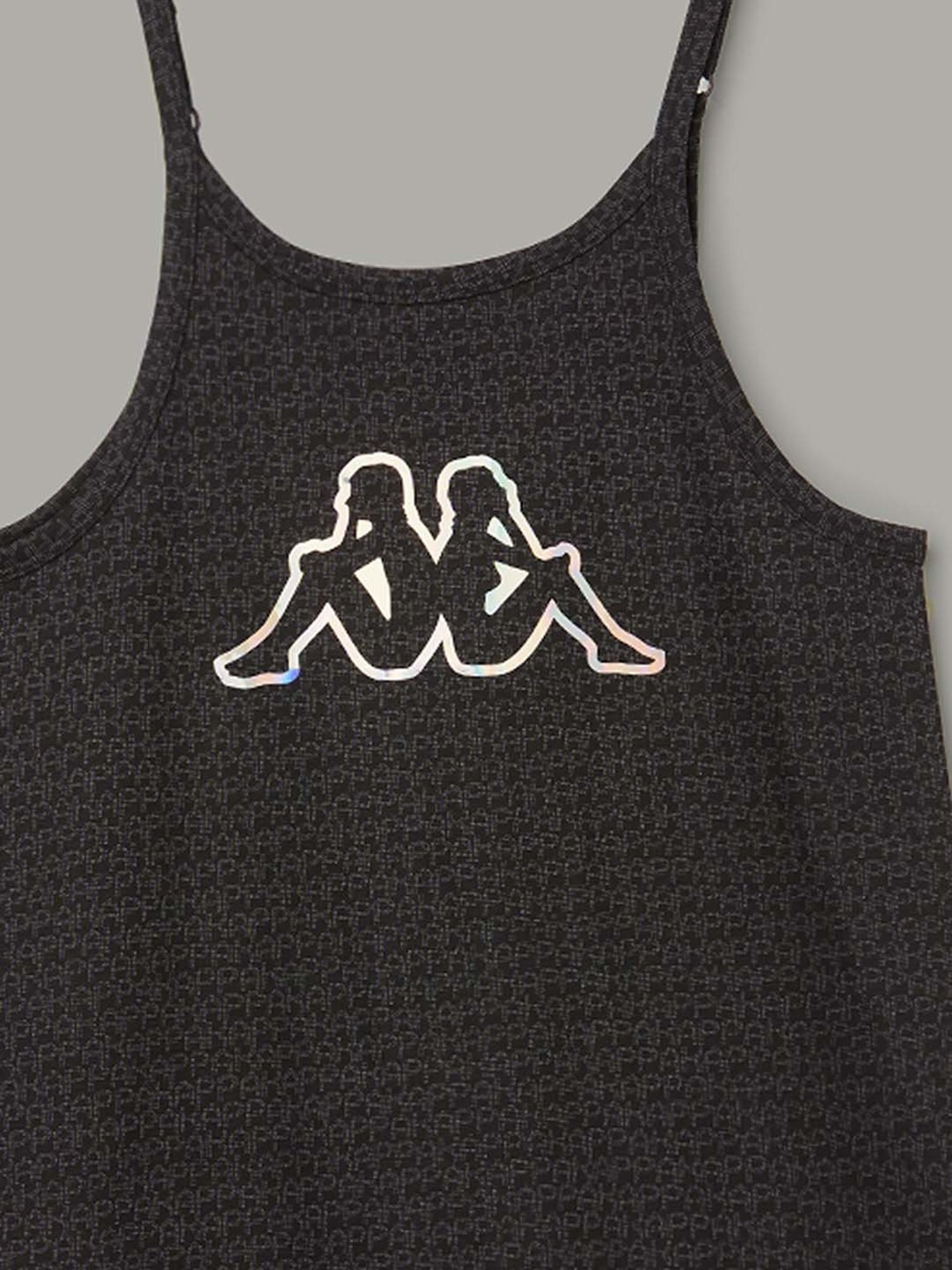 KAPPA Kids Black & White Cotton Printed Dress Set