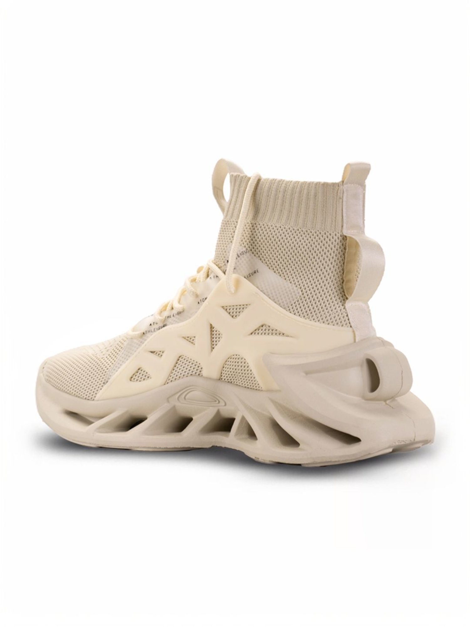 Atom Men's Alpha SoftBounce Beige Running Shoes