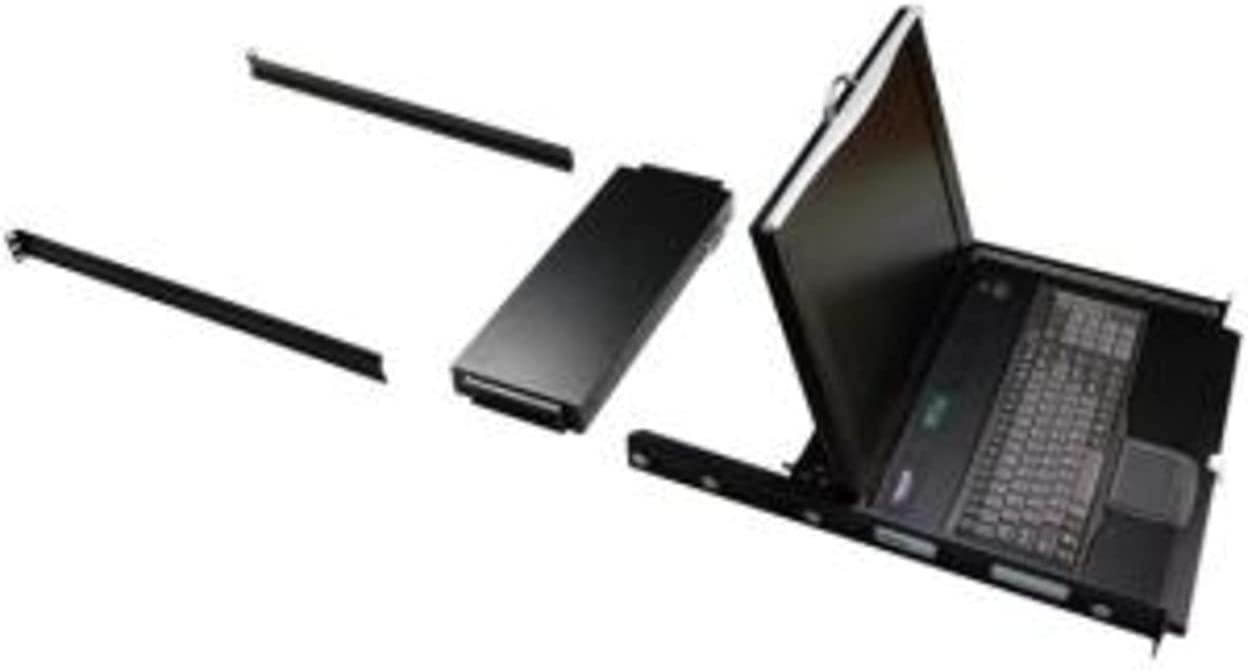 Black Box ServTray KVT417A-8-1IP Rack Mount LCD - 8 Computer(s) - 17" LCD - 1280 x 1024-2 x PS/2 Port - 9 x VGA - 1 - Keyboard - 1U High - TAA Compliant
