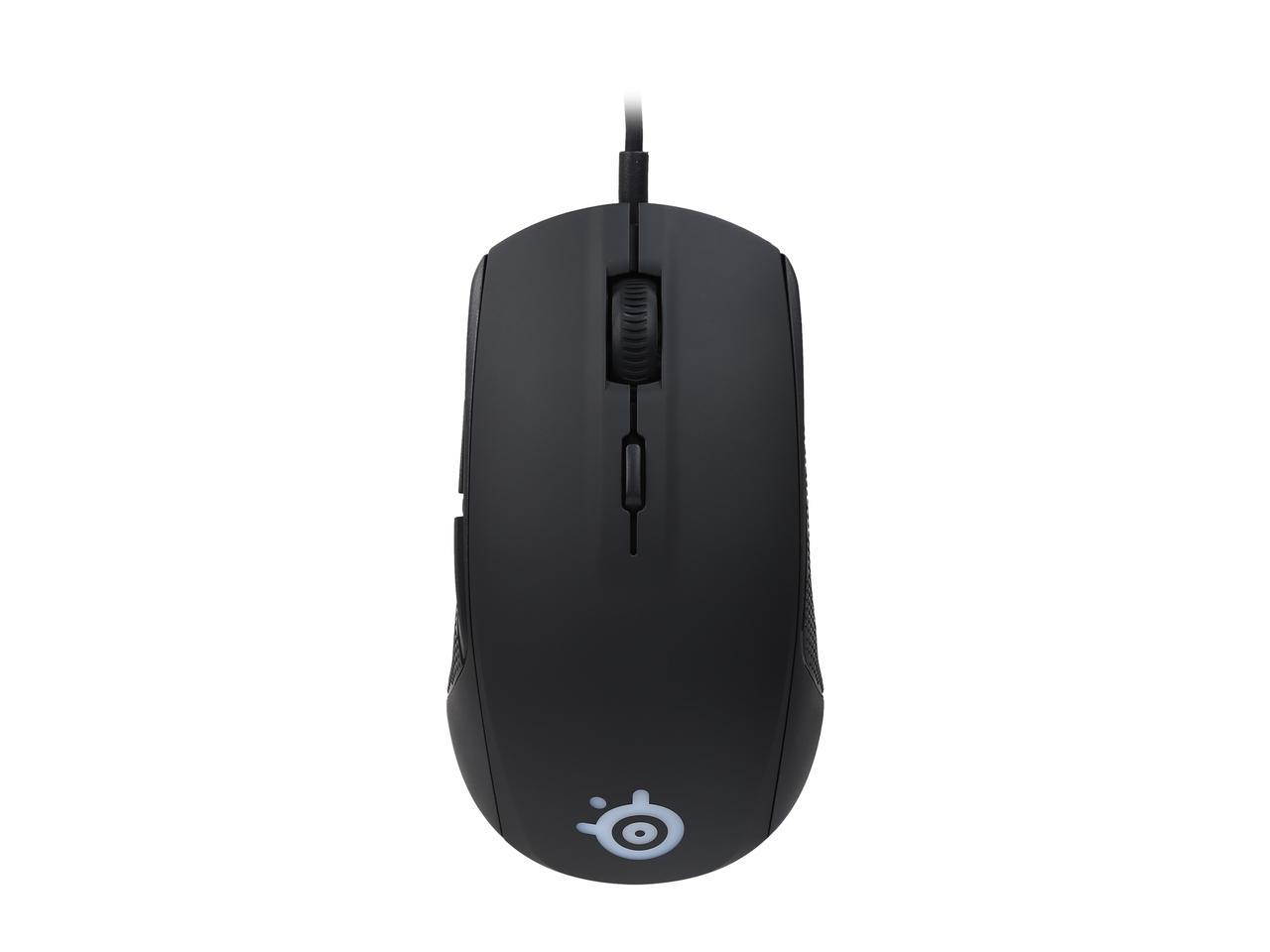SteelSeries Rival 100 Optical Gaming Mouse - Black With Razer Mouse Pad Xmas Gift