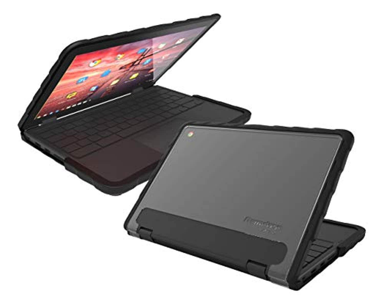 Gumdrop DropTech Lenovo 500e Case for 11.6" Chromebook - Transparent, Black