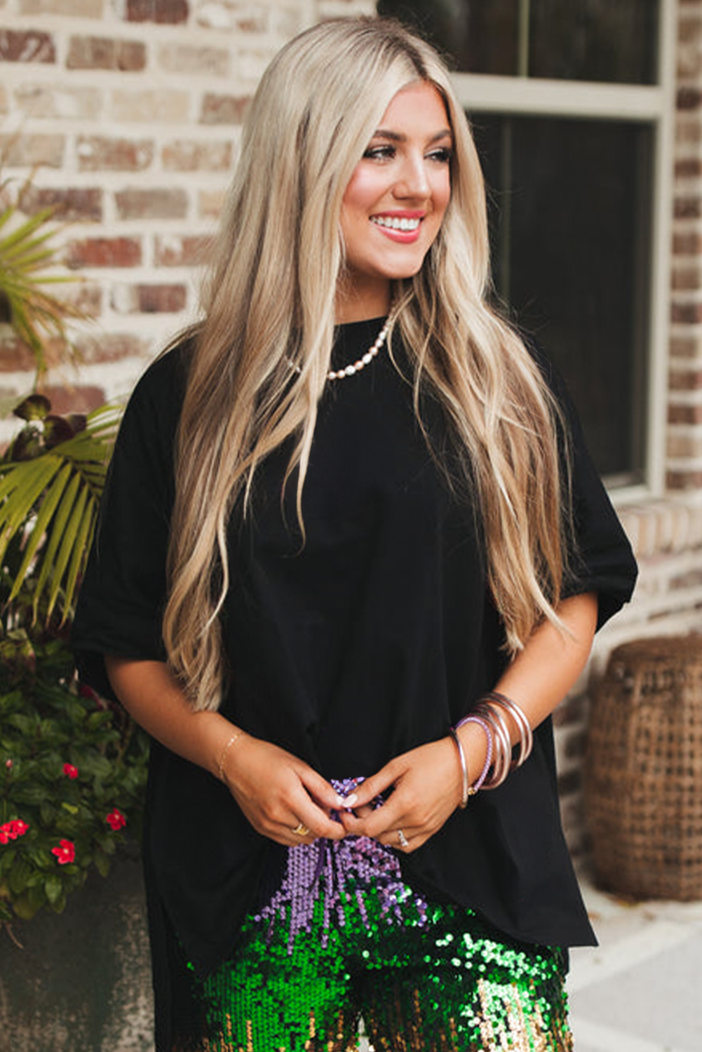 White Tie-dye Print Oversized Boyfriend T Shirt