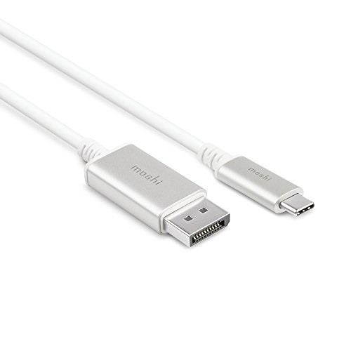 Moshi USB-C to DisplayPort Cable 1.5m/5ft, Support 5K@60 Hz, 4K HDR, Bi-Directional, VESA Certified, Aluminum Housing, Thunderbolt 3 Compatible