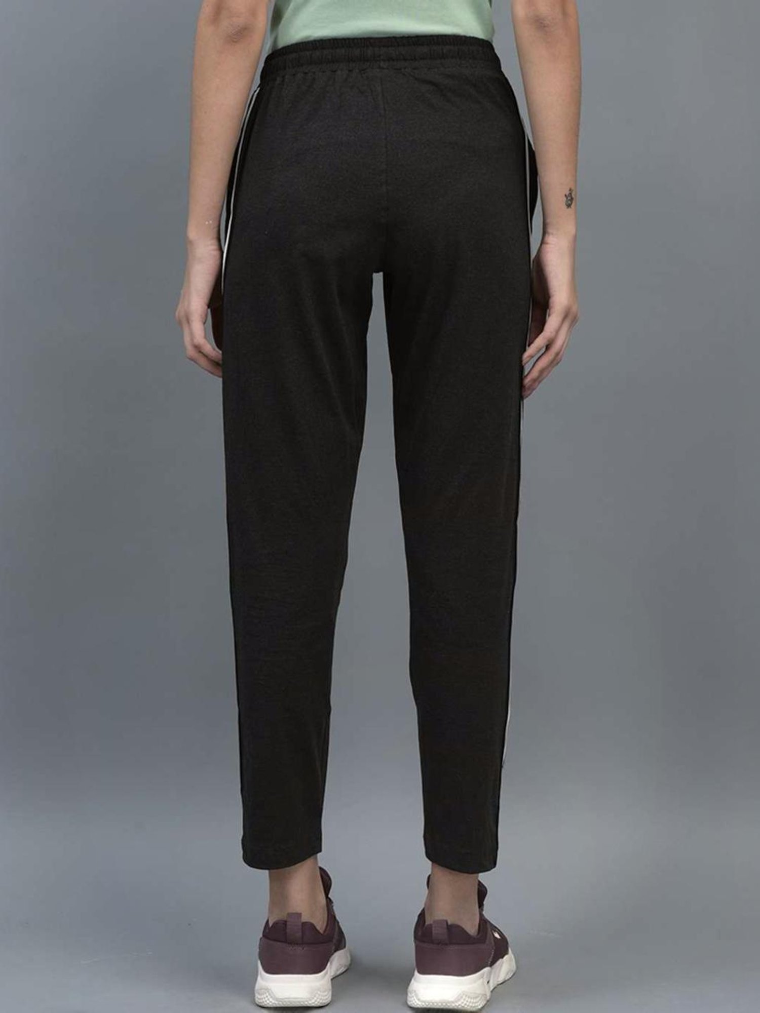 Dollar Black & Green Cotton Track Pants - Pack Of 2