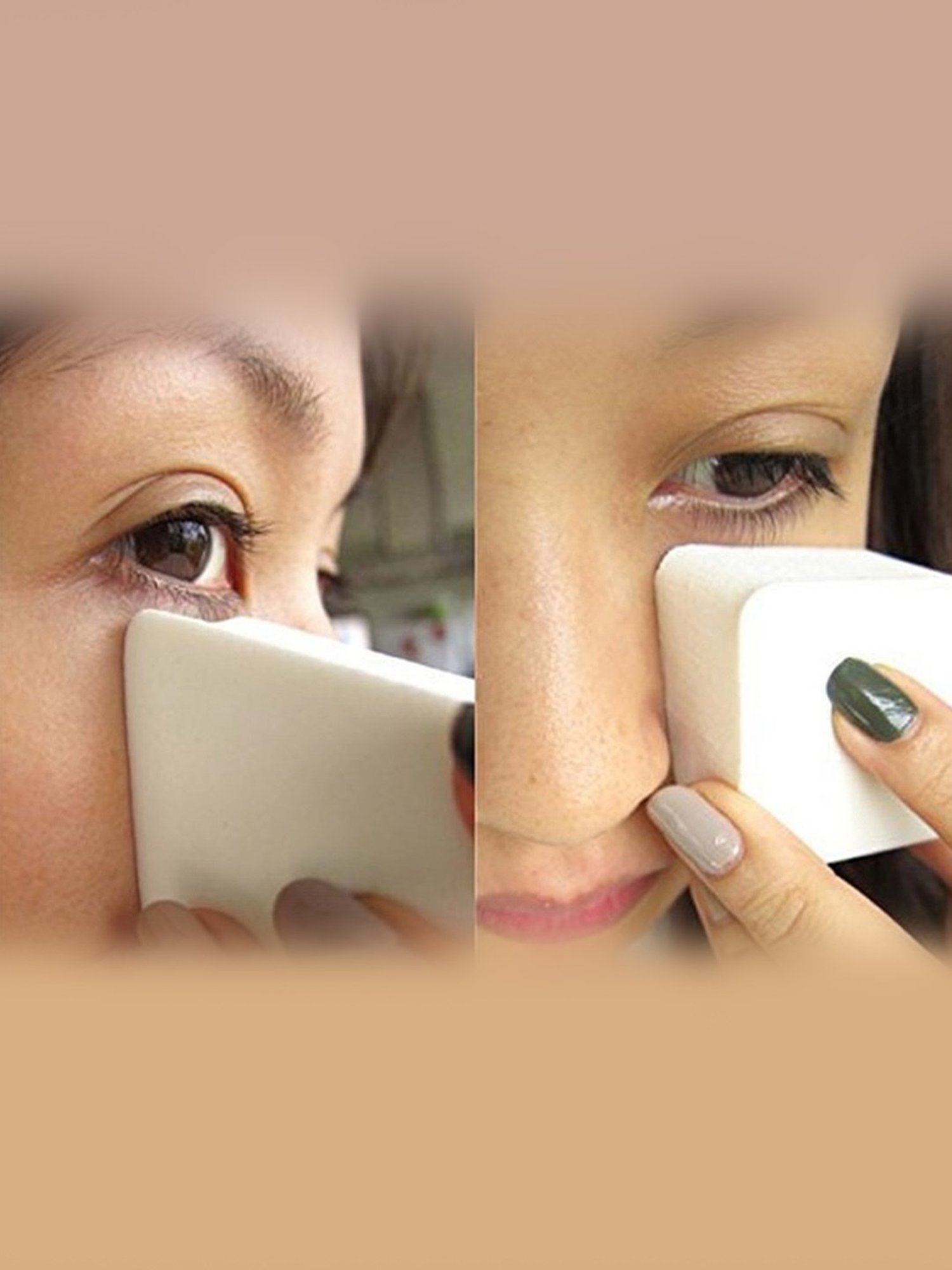 Bronson Professional Makeup Sponge (Color May Vary) - 4 Pcs