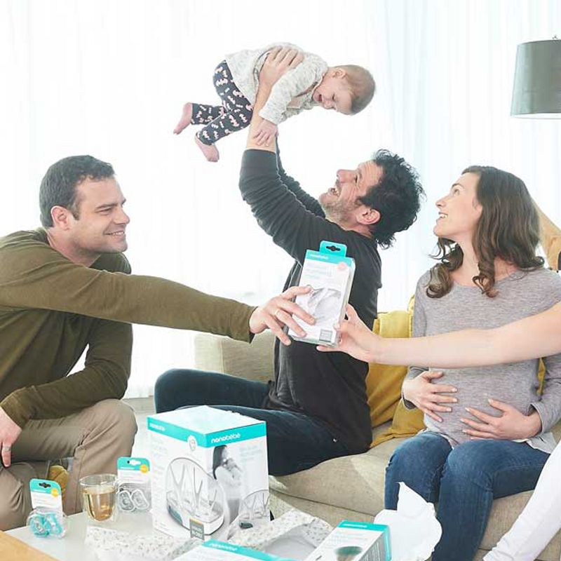 Nanobebe Complete Newborn Baby Bottle Gift Set & Accessories - Teal