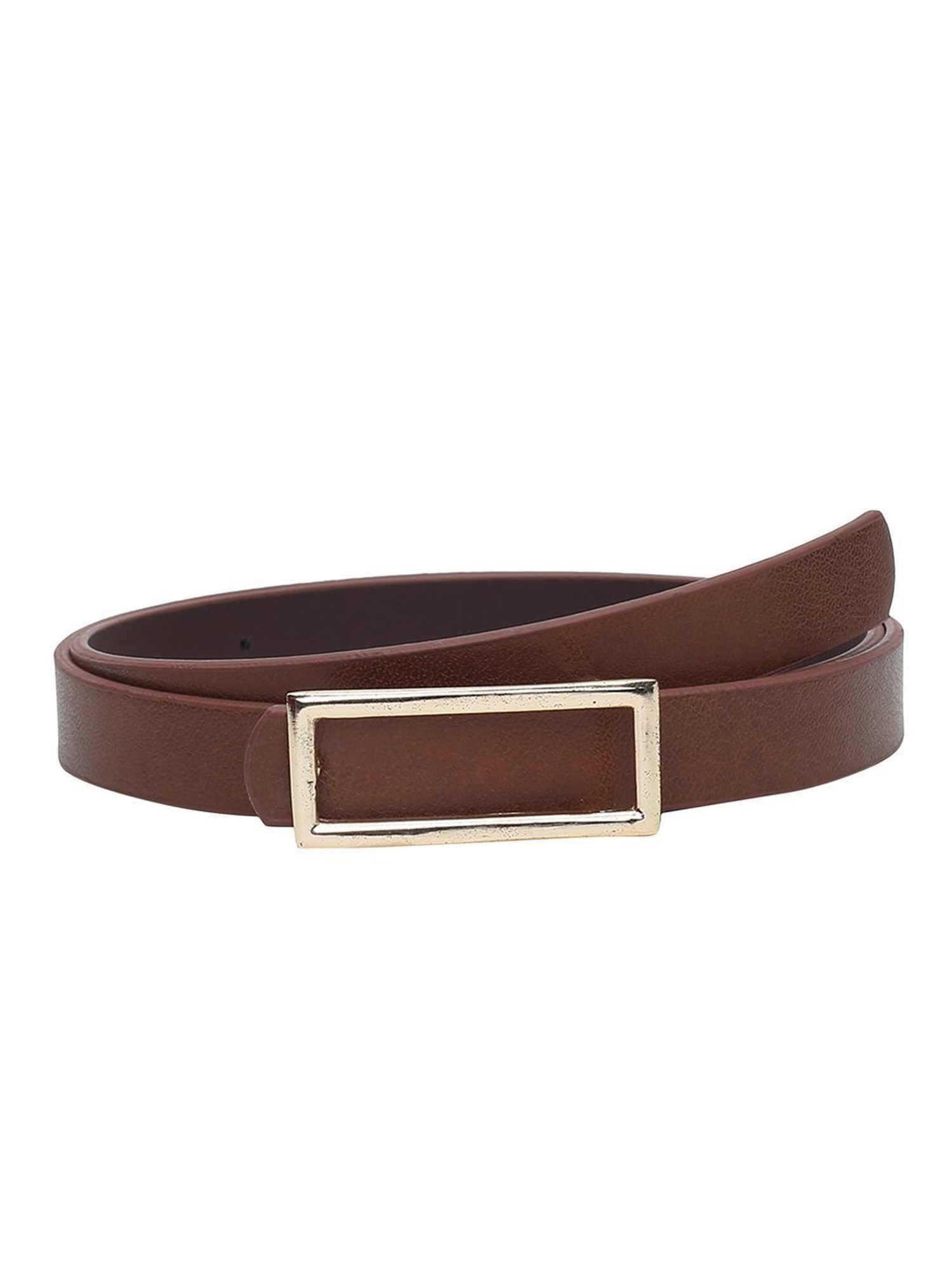 Antony Morato Black Leather Solid Waist Belt