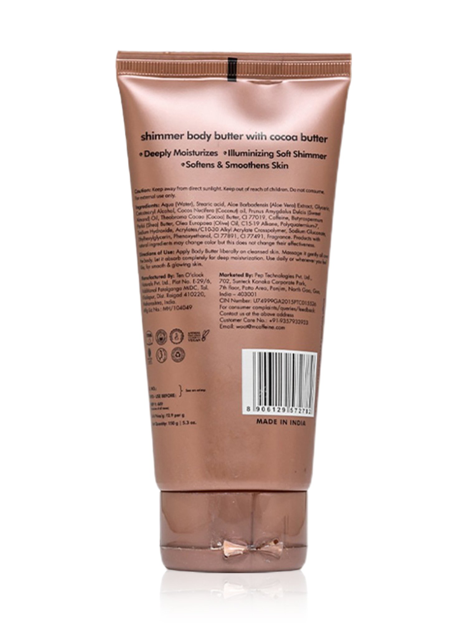 mCaffeine Shimmer Body Polishing Kit