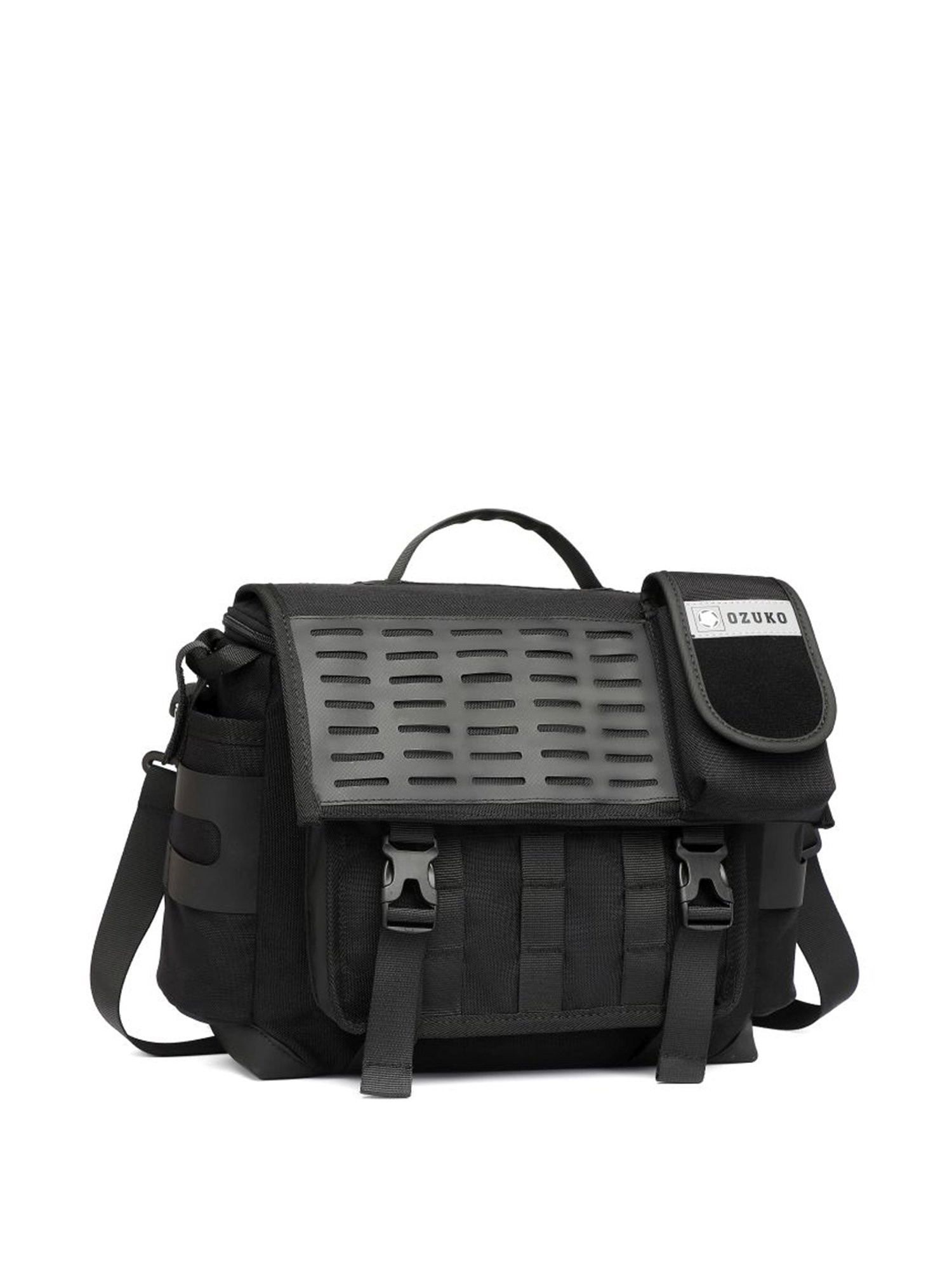 OZUKO 9445 Range Black Solid Medium Messenger Bag