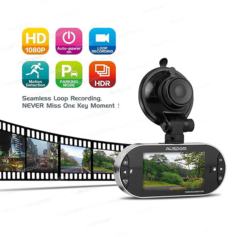 AD260 2.7" LCD Dash Cam FHD 1080P&1296P Dashboard Camera Car Camera