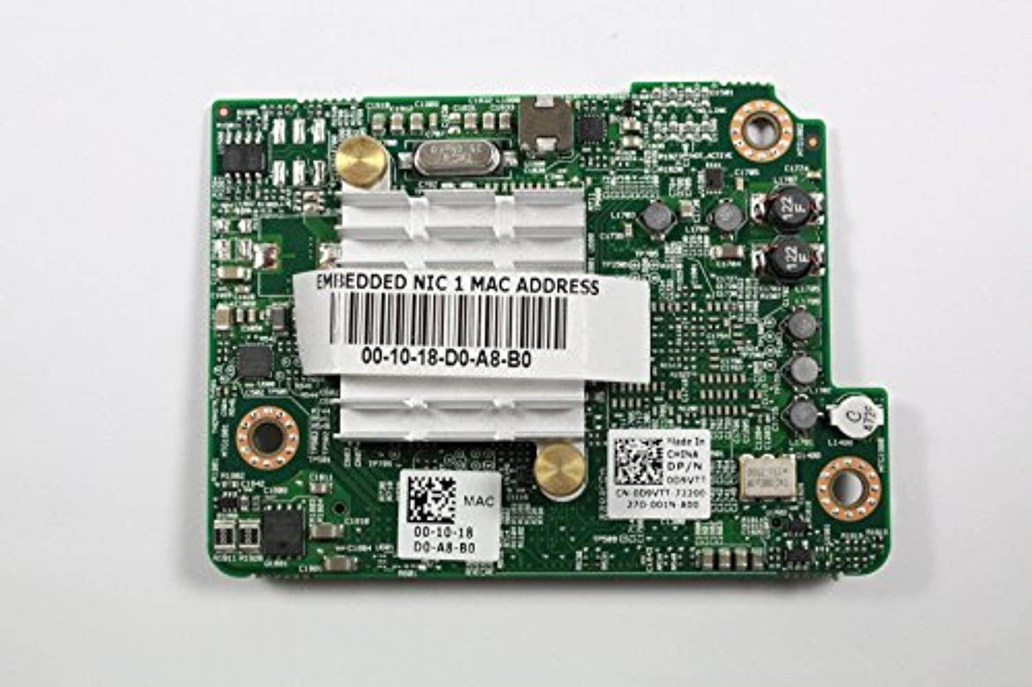 broadcom dell d9vtt 2x10 gigabit pci-e x8 mezzanine lom network controller card m710h