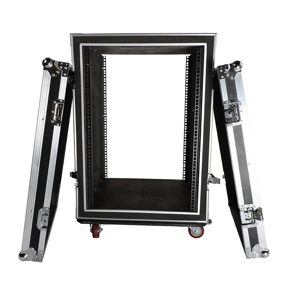 19" Space Rack Case Double Door 16U DJ Mixer Cabinet for Audio Equipment