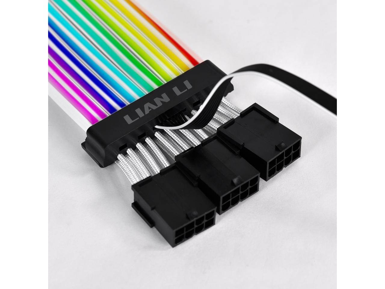 LIAN LI STRIMER PLUS TRIPLE 8 PIN -- Addressable RGB VGA power cable---- Strimer plus triple 8 pins