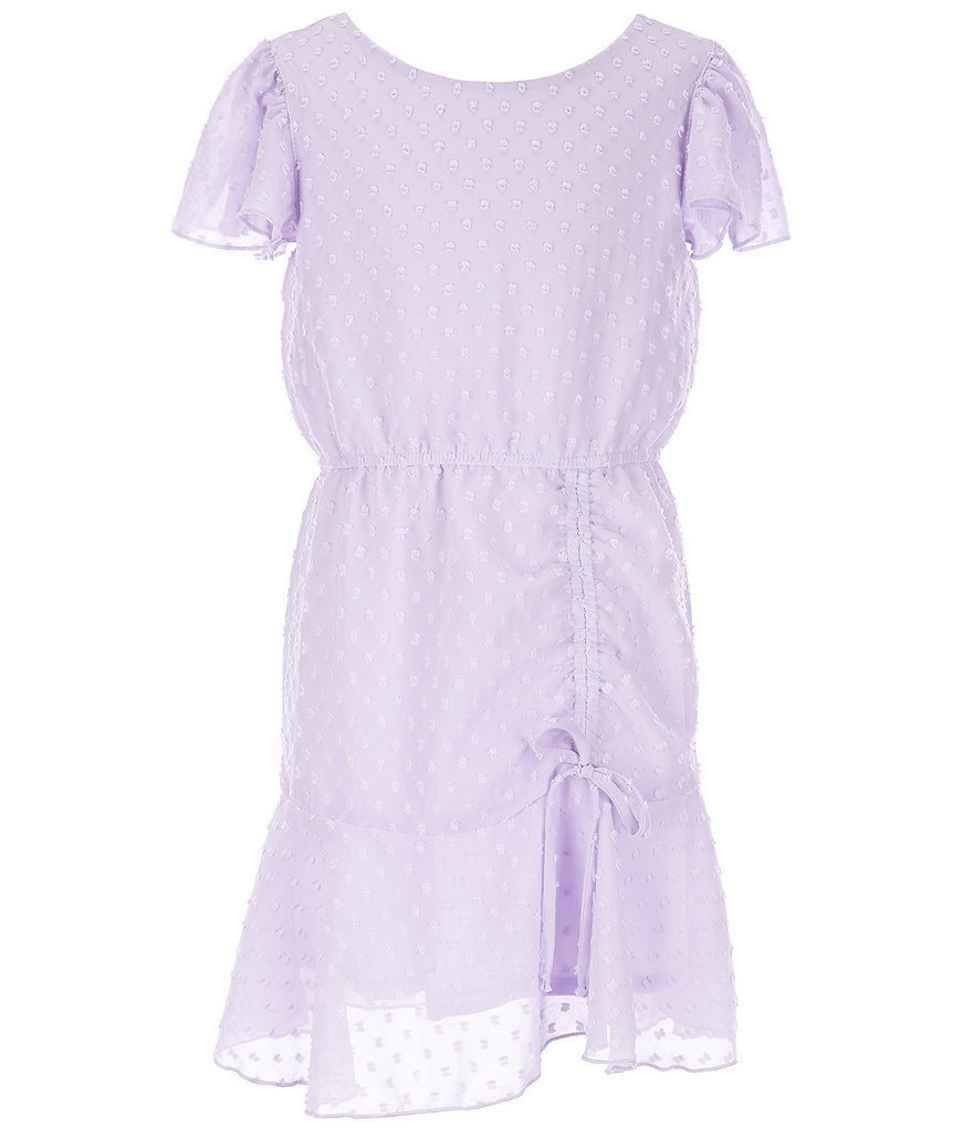 Mini Molly Big Girls 8-14 Ruffle-Sleeve Shift Dress