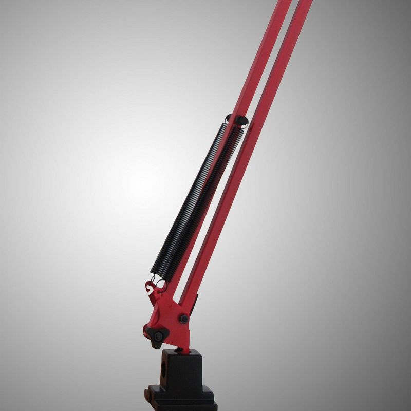 Lite Source Swing-Arm 1 Light Desk Lamp Red - Lite Source