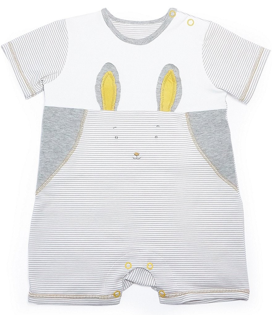Bunnies By The Bay Baby Boys 6-9 Months Short-Sleeve Bloom Shortall