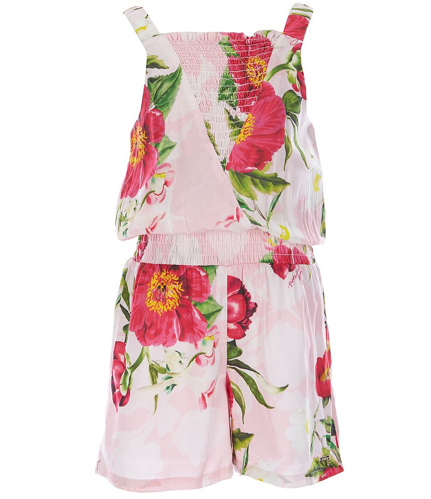 Habitual Big Girls 7-16 Ruffle-Trim Romper