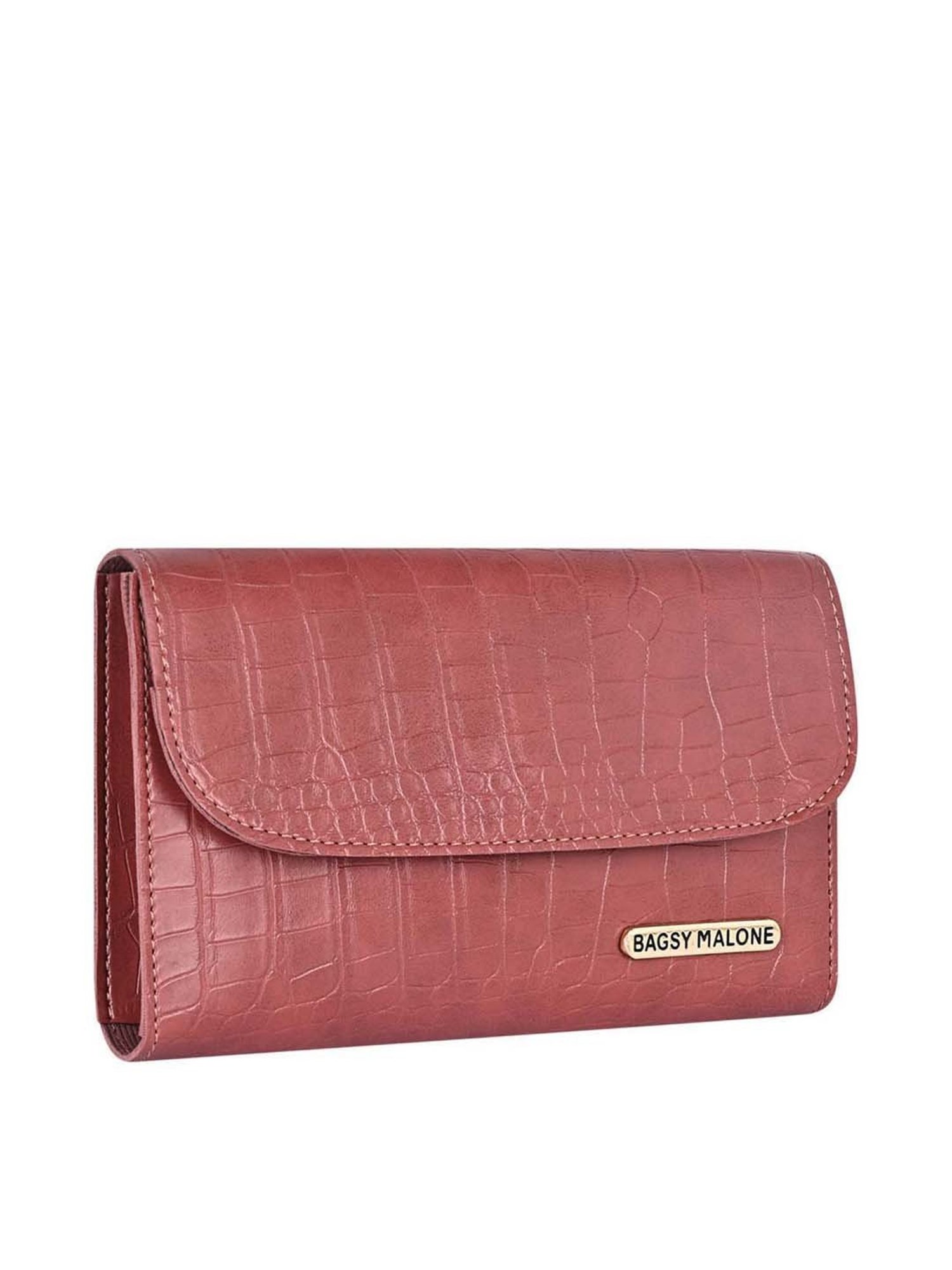 Bagsy Malone Red Textured Clutch