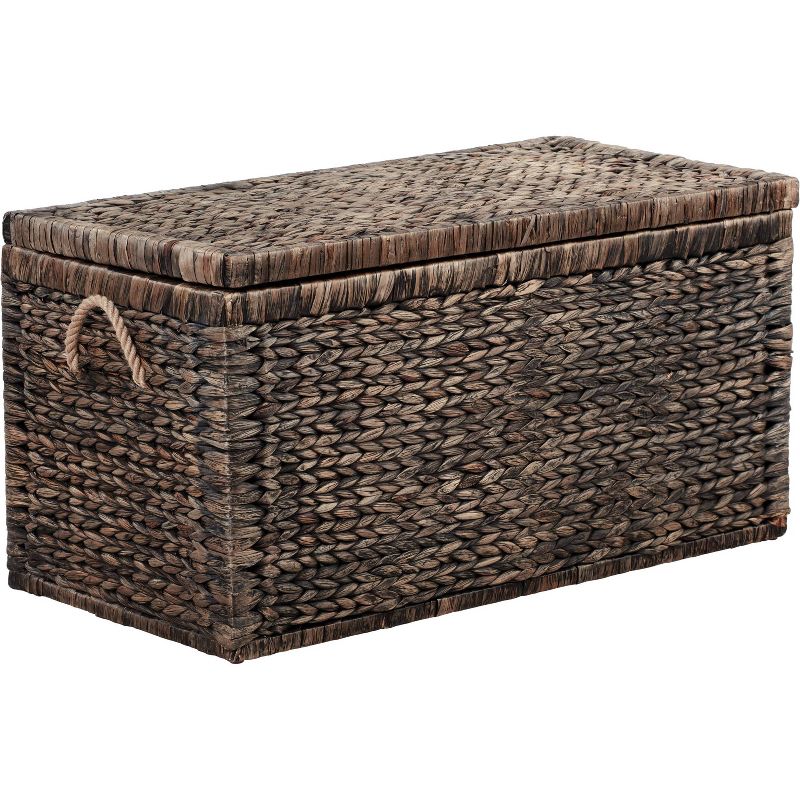 Farmhouse Wicker Trunk Rustic - ClickDecor