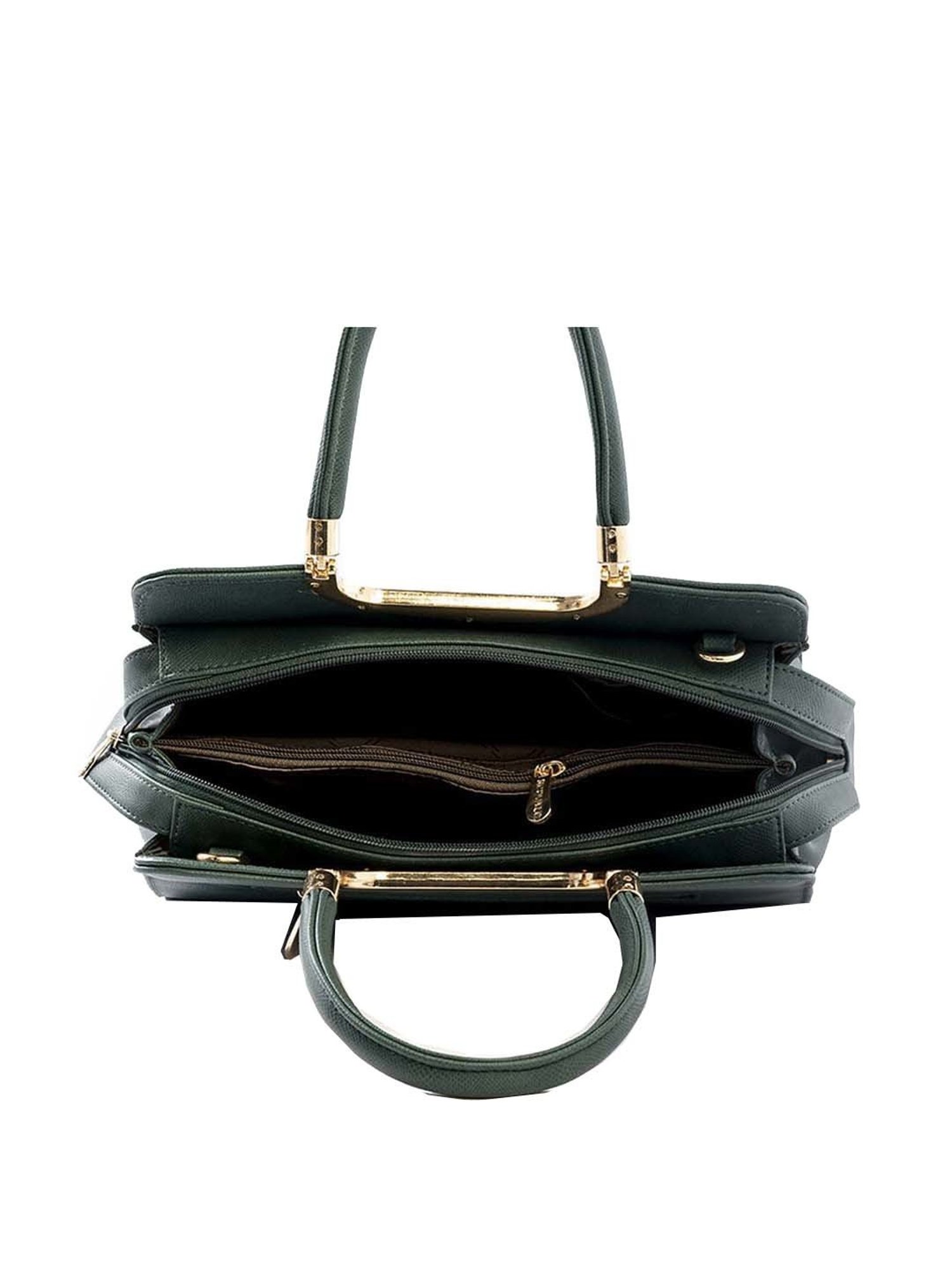 REDVALE Green Textured Large Handbag