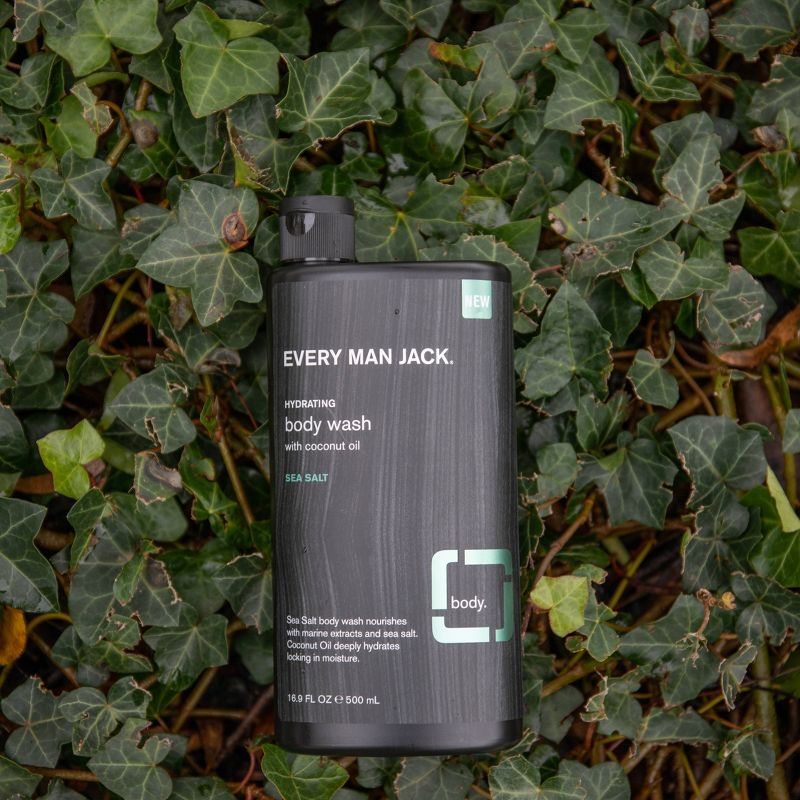 Every Man Jack Hydrating Sea Salt Body Wash with Coconut Oil - 16.9 fl oz