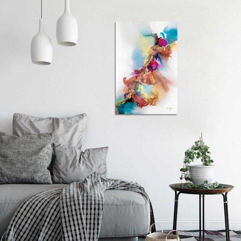 Moth To Fire by Jamie Pomeranz Unframed Wall Canvas - iCanvas