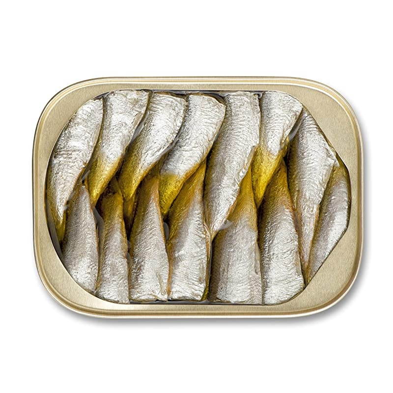 Two-layer Sardines in Olive Oil Cross-Pack, 3.75 Ounce (Pack of 12) (Packaging May Vary)