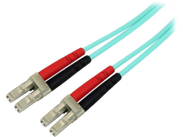 StarTech.com A50FBLCSC1 3.28 ft. Multimode 50/125 Duplex LSZH Fiber Patch Cable LC - SC