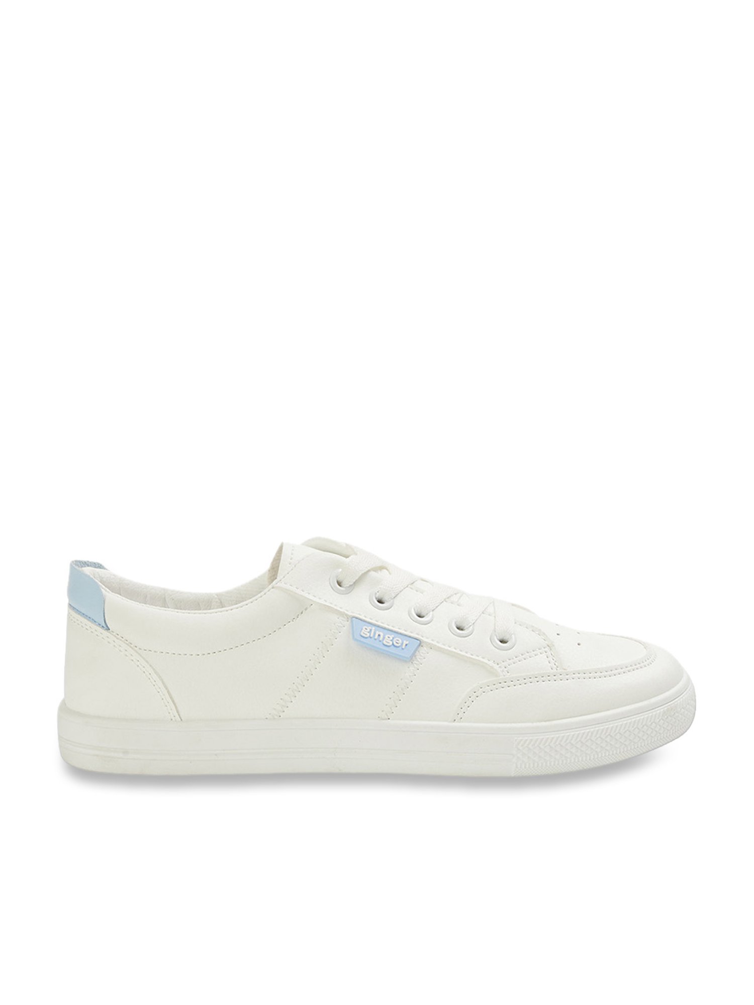 Ginger by Lifestyle Women's White Sneakers