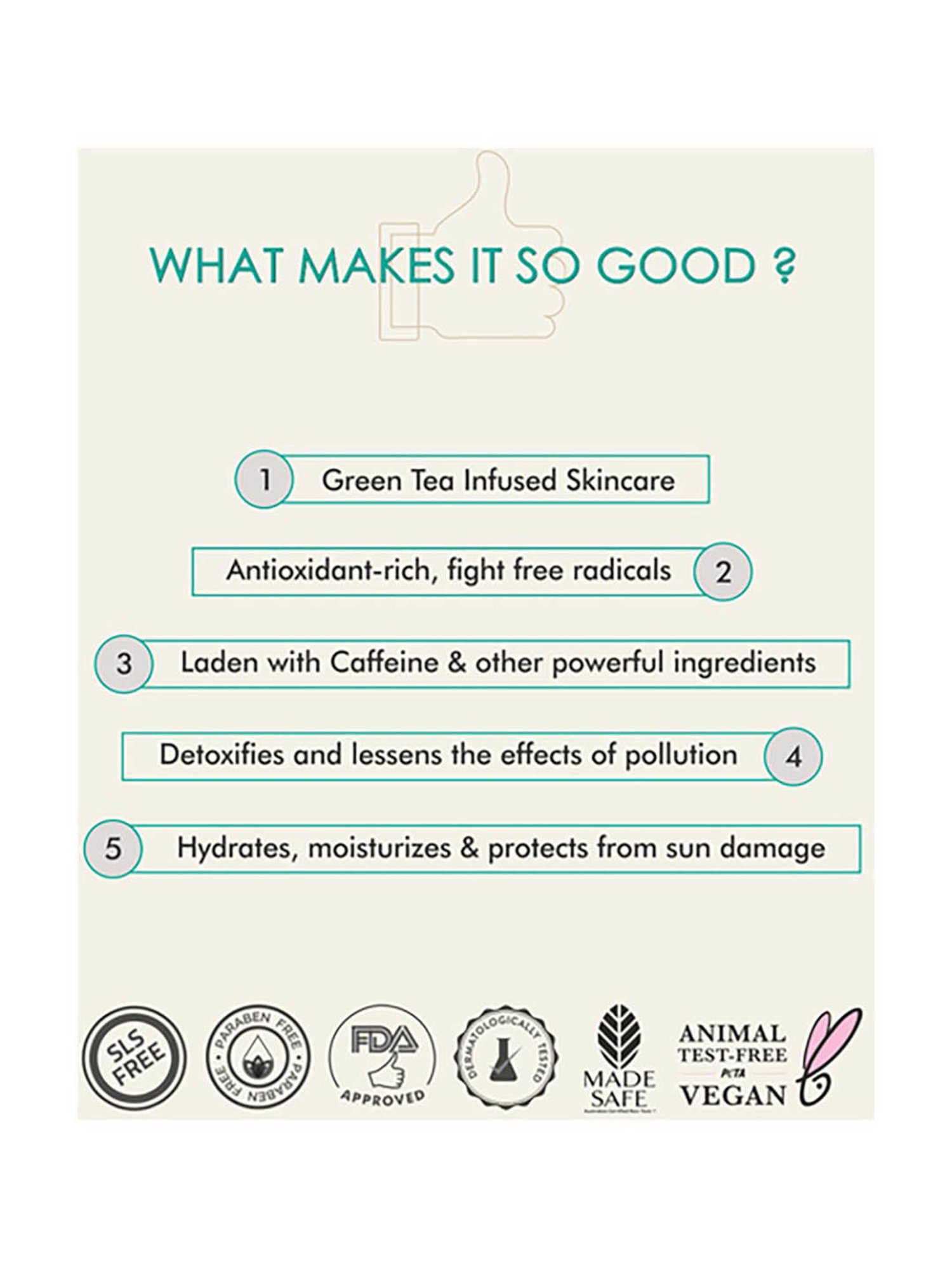 mCaffeine Green Tea Face Hydration Kit for Dull Skin