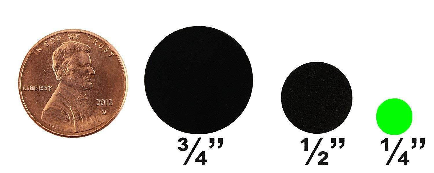 ChromaLabel Fluorescent Color-Code Dot Label Kit | 6 Assorted Colors | 1000/Dispenser Box (1/4 inch)