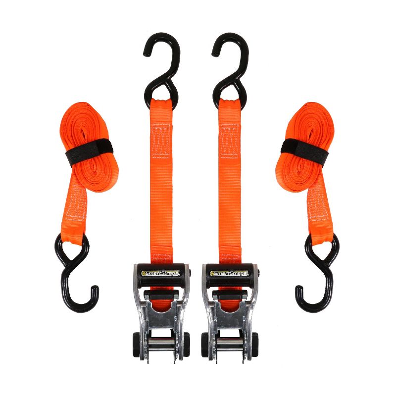 Winston 10" 3000lb 2pk Ratceht X Tie Down Orange