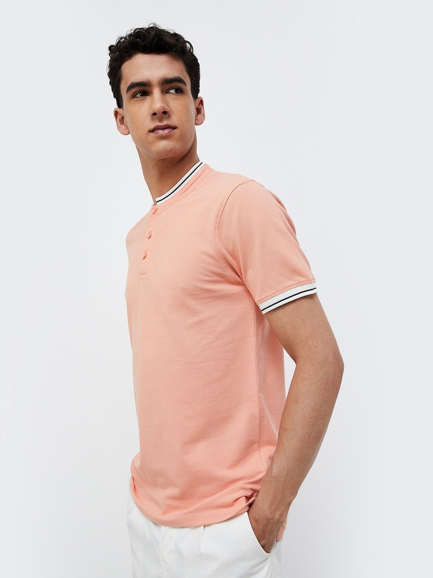 Forca Peach Regular Fit T-Shirt