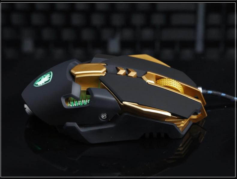 HXSJ Ergonomic Optical Office 2.4G Wireless Gaming Mouse Mice Adjustable 2400 DPI with 6 Buttons for Laptop PC Notebook Computer