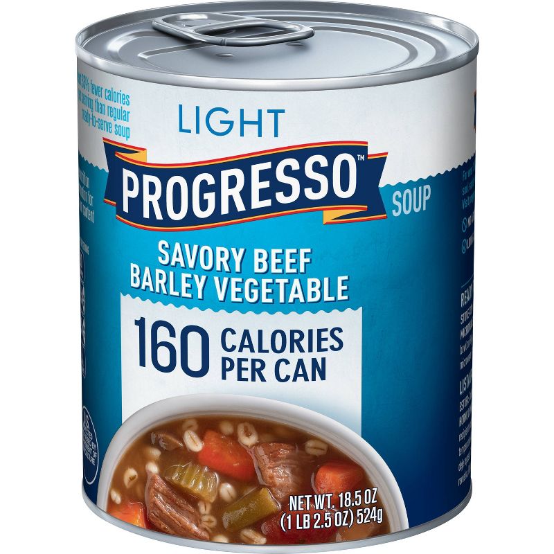 Progresso Light Savory Beef Barley Vegetable Soup - 18.5oz