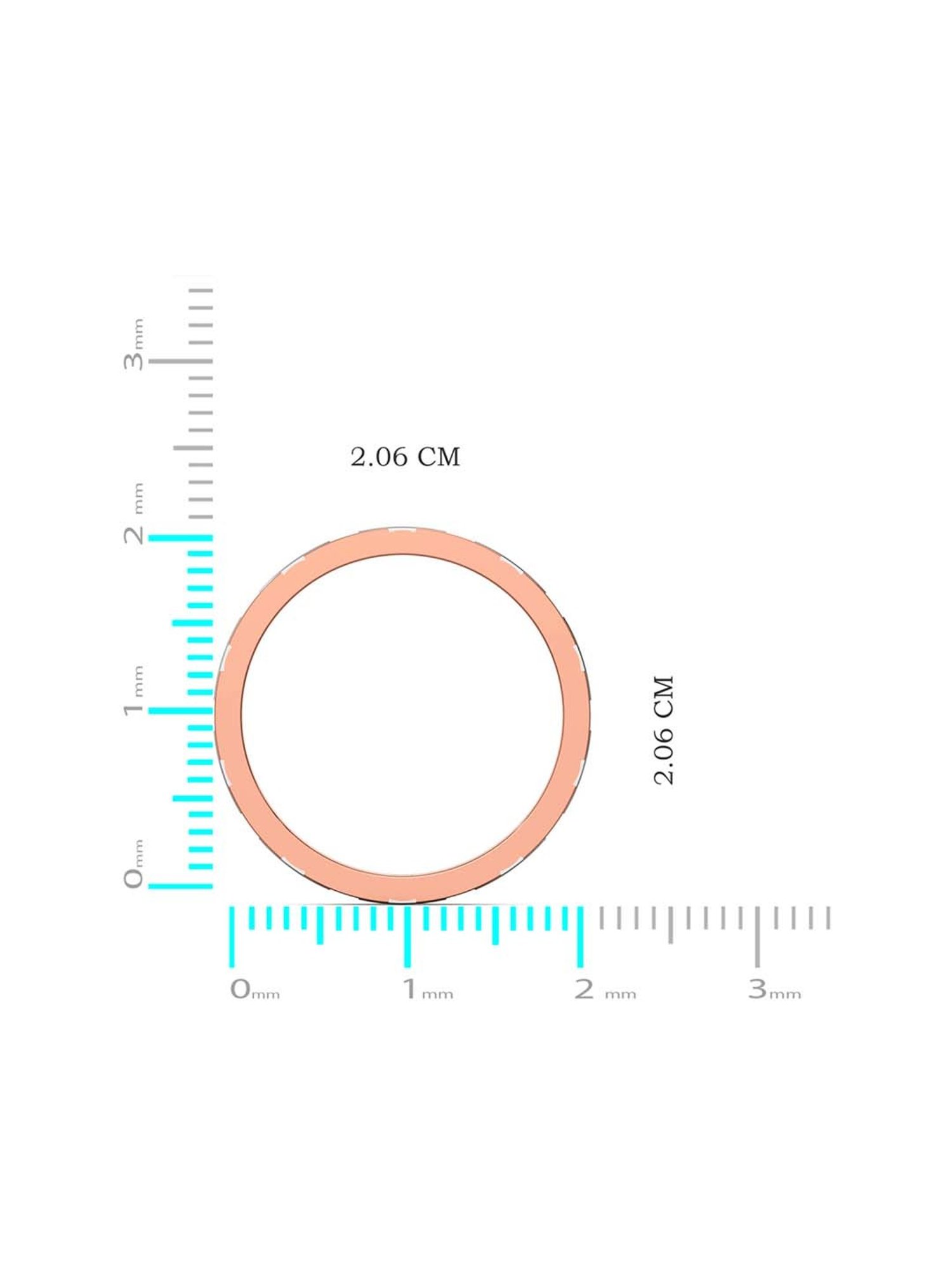 Malabar Gold and Diamonds 950 Platinum & 0.02 ct Diamond Ring