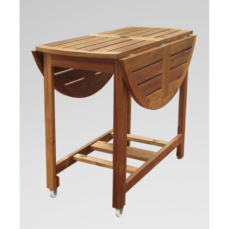 Acacia Folding Round Dining Table - Merry Products