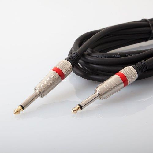 EMB Cable QTQ-16G100FT - 1/4 inch to 1/4 inch - Real 16GA Patch Cable 100 Feet