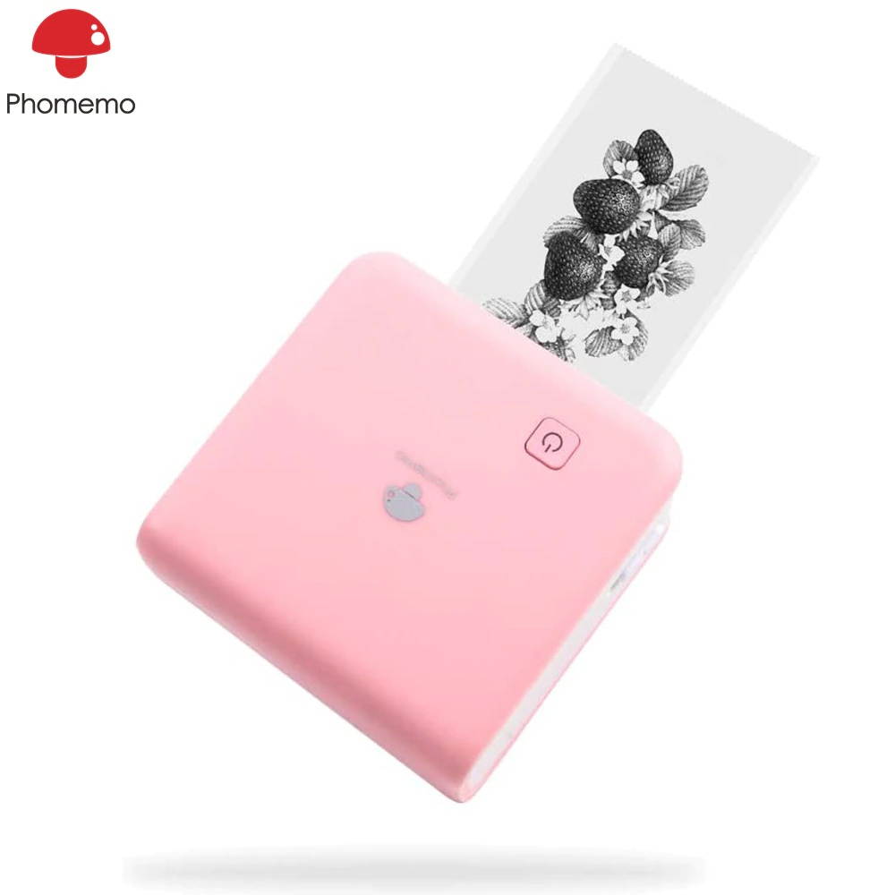 M02 Pro Bluetooth Thermal Printer Portable 300dpi Wireless Mini Pocket Label Printer Handheld Photo Printer for iphone