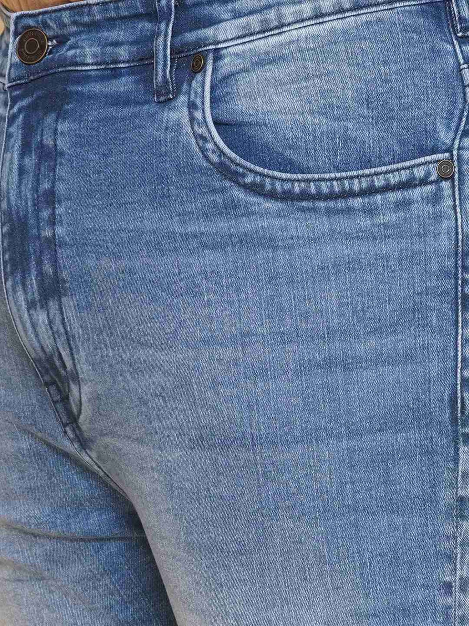 John Pride Blue Regular Fit Jeans