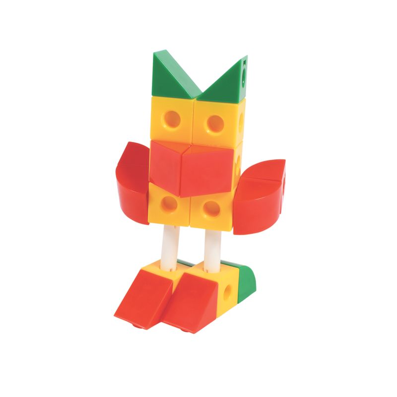 Edx Education Construction Linking Cubes - Mini Jar - Set of 80 - Linking Cubes - STEM Play - Math Manipulative for Kids