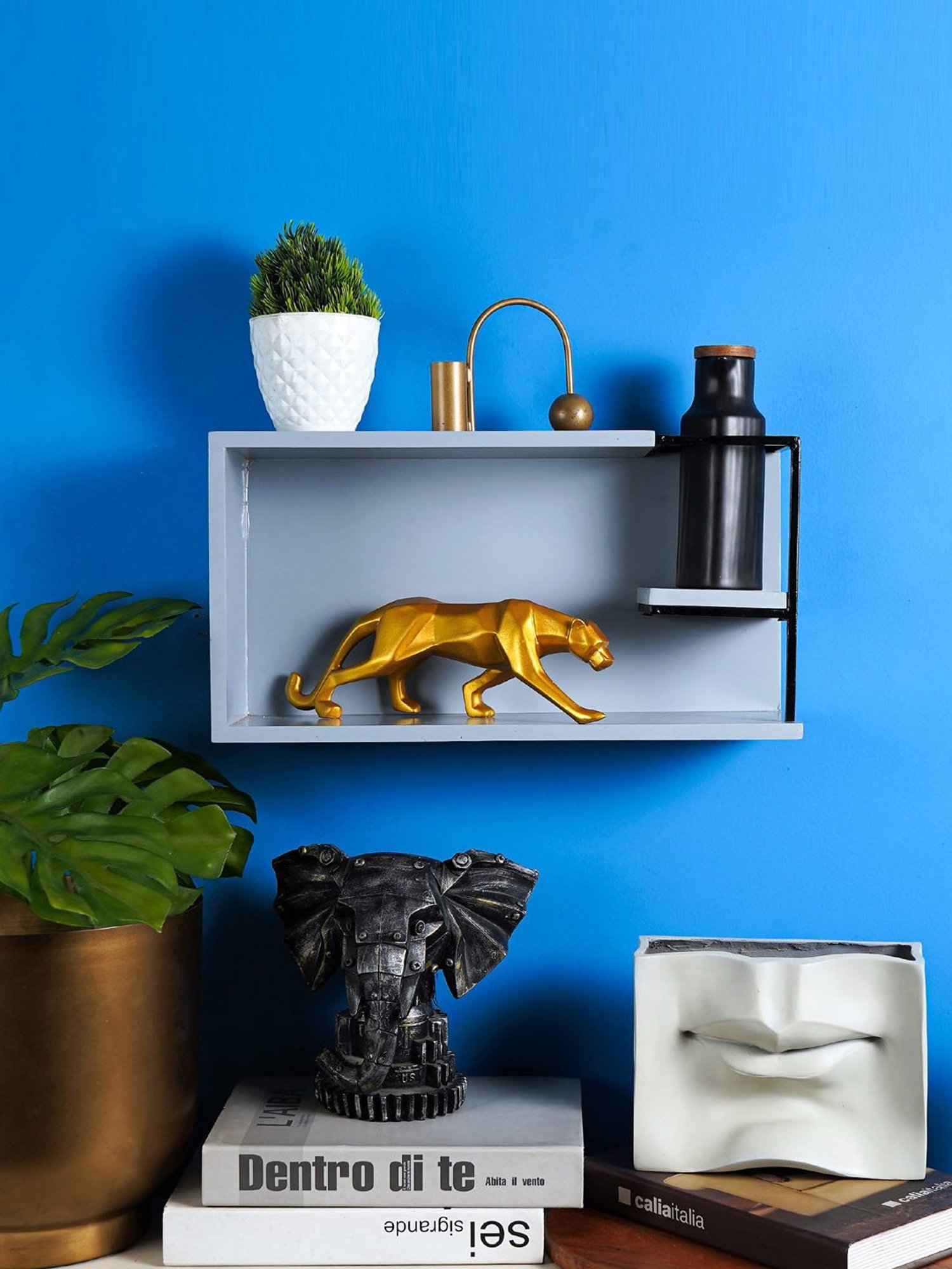 Nilkamal Cora White Engineered Wood TV Entertainment Unit with 2 Shelves