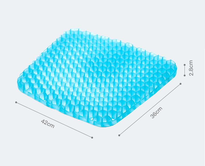 3D ice pad gel cushion non-slip soft and comfortable outdoor massage office chair cushion carpet