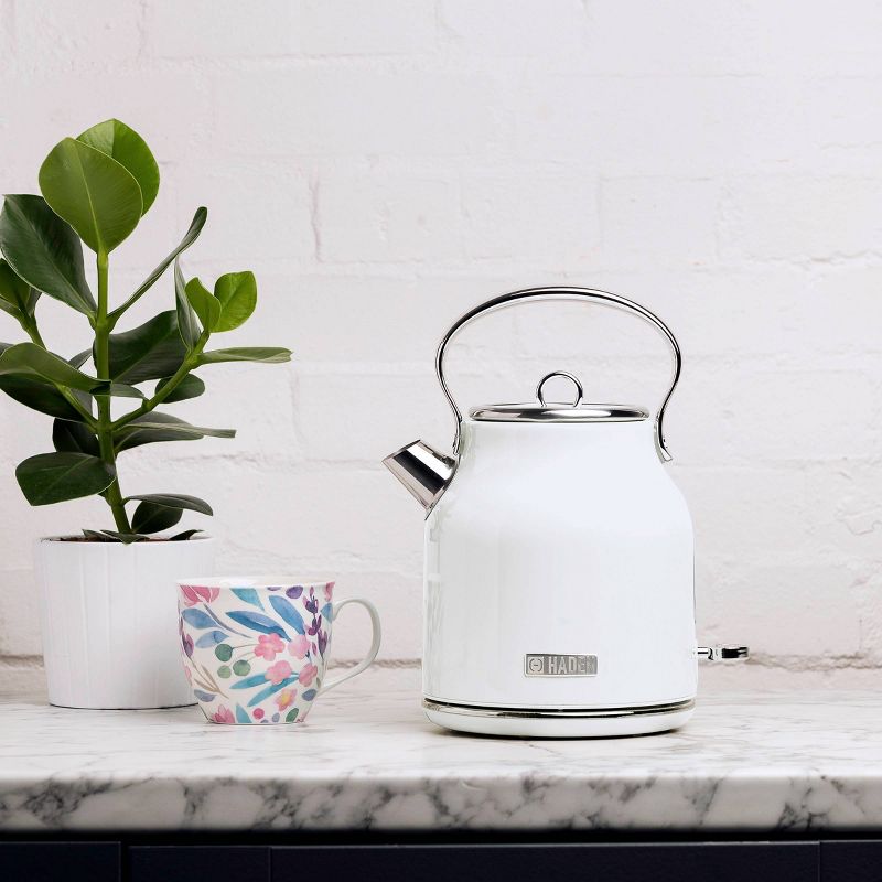 Haden Heritage Electric Kettle - Ivory White