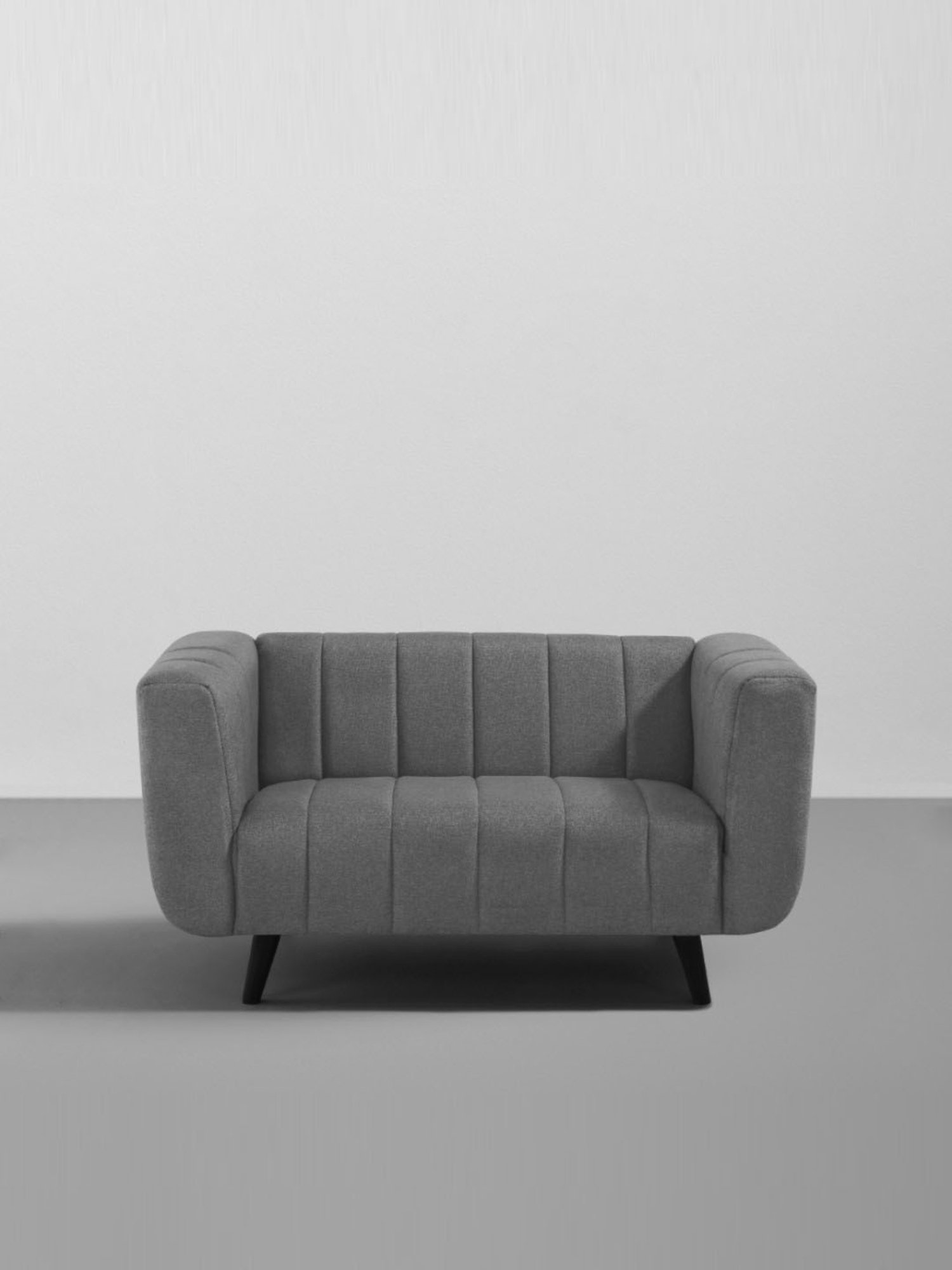 Sleepyhead Kiki Graphite Grey Fabric 2 Seater Sofa