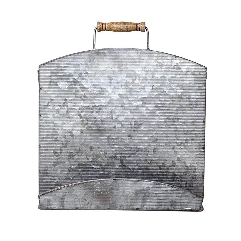 Urban Farmhouse Industrial Cookbook and Tablet Holder Galvenized Metal