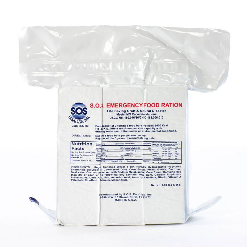 Life+Gear 72hr Food/Water and Thermal Blanket Kit